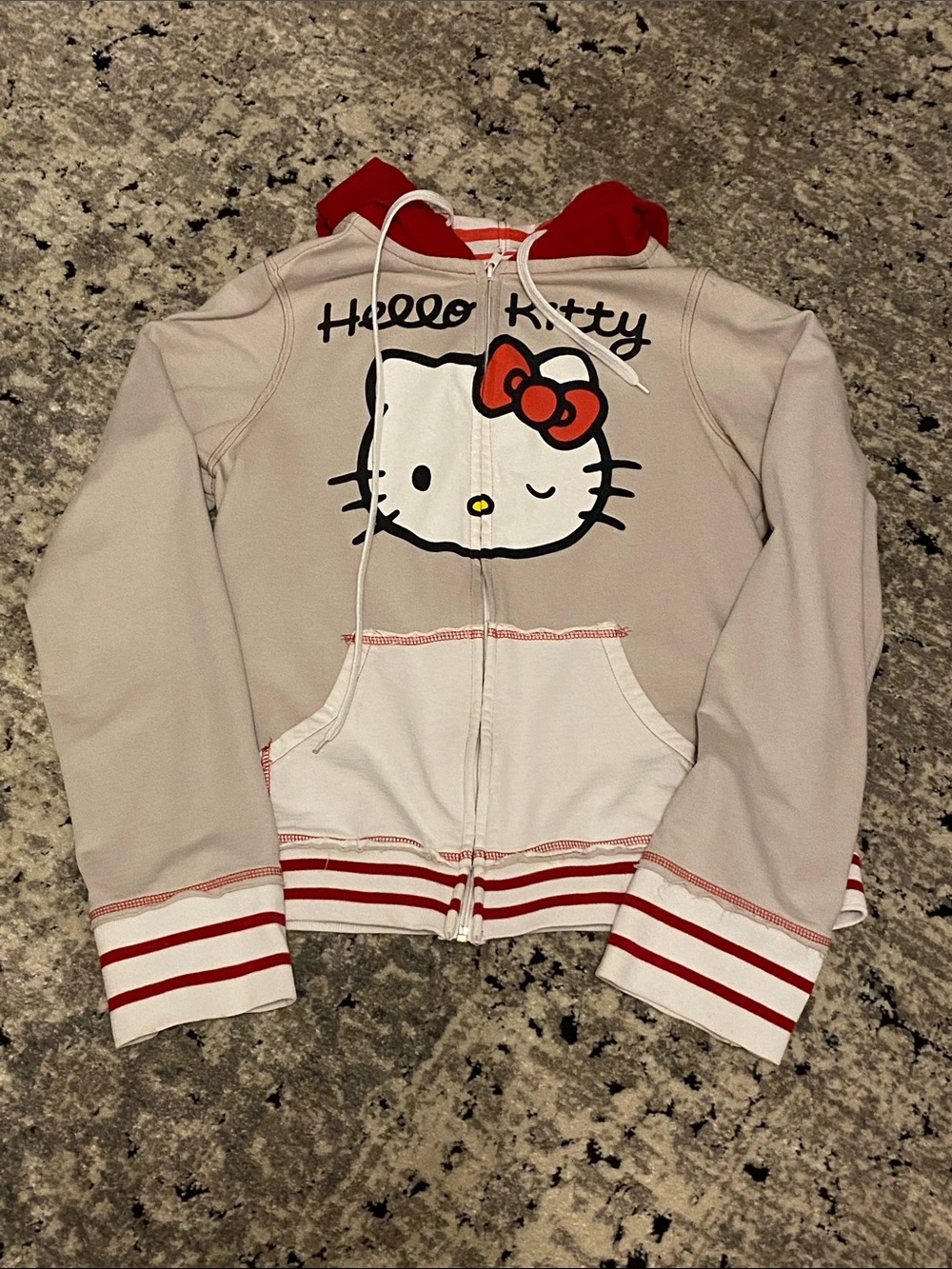 Hello kitty doe hoodie y2k vintage 2008 jacket